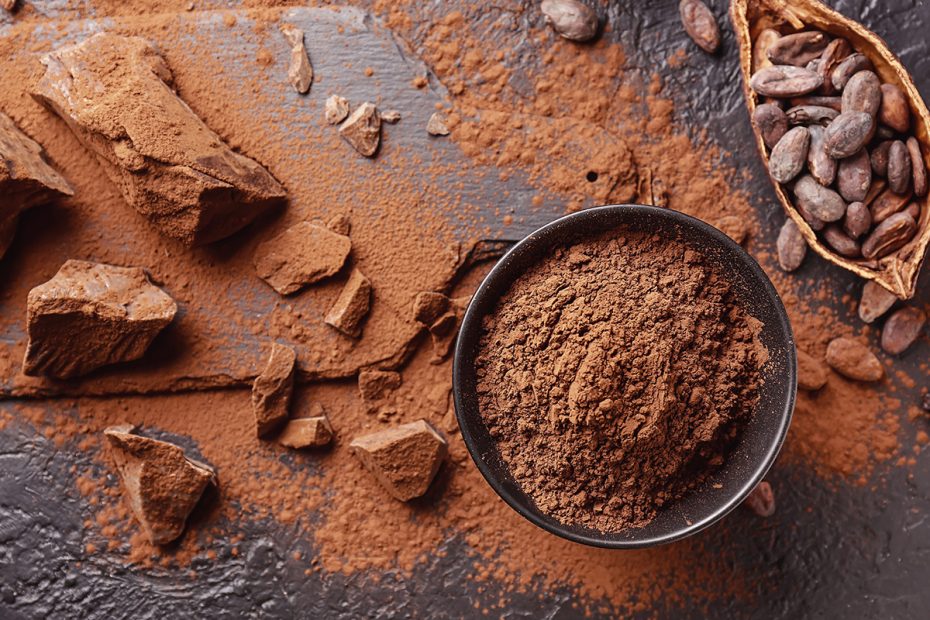 Low fat cocoa powder